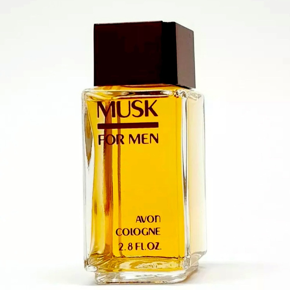 MUSK Avon MEN Cologne Splash 2.8 oz Full Sz Bottle NEW Bergamot Jasmine Leather